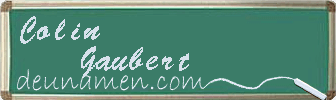 Colin Gaubert Visitenkarte